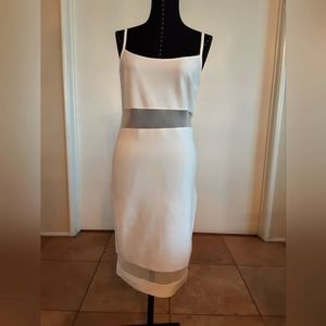White Topshop Camisole Dress